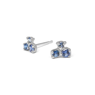 Cluster Trio Sapphire Earrings - Anne Sportun Fine Jewellery