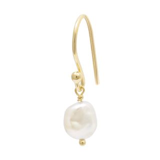 Freshwater Pearl Nugget Earrings - Anne Sportun Fine Jewellery