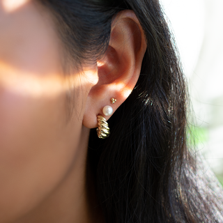 Pearl Studs  | 14k Gold - Anne Sportun Fine Jewellery