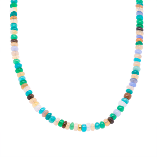 *Limited Edition* Multi Green and Blue Opal Necklace - Anne Sportun Fine Jewellery