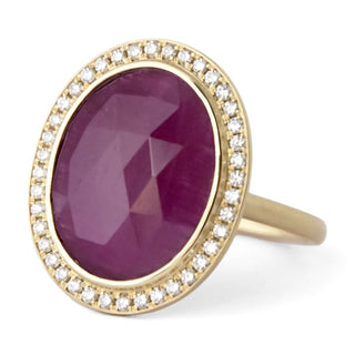 *Limited Edition* Oval Ruby Ring - Anne Sportun Fine Jewellery