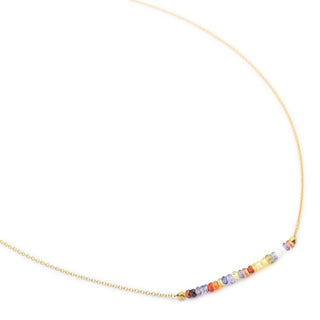 Centre Gemstone Wrap Necklace - Anne Sportun Fine Jewellery