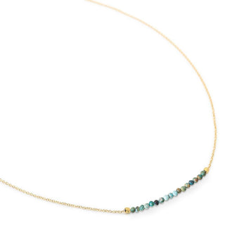 Centre Gemstone Wrap Necklace - Anne Sportun Fine Jewellery