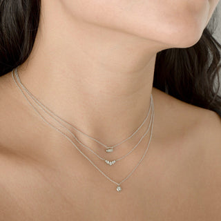 Diamond Button Necklace - Anne Sportun Fine Jewellery
