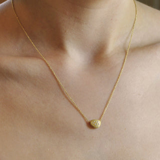 Diamond Petal Slider Pendant - Anne Sportun Fine Jewellery