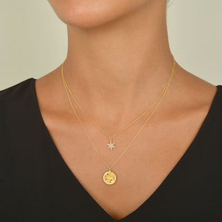 Diamond Pave Star Necklace - Anne Sportun Fine Jewellery