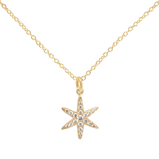 Diamond Pave Star Necklace - Anne Sportun Fine Jewellery