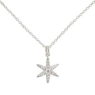 Diamond Pave Star Necklace - Anne Sportun Fine Jewellery