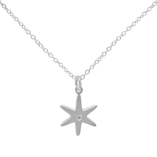 Diamond Center Star Necklace - Anne Sportun Fine Jewellery