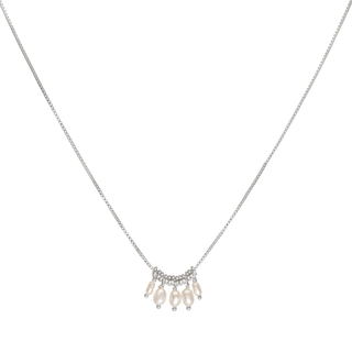 Five Little Rice Pearls 'Luna' Necklace - Anne Sportun Fine Jewellery