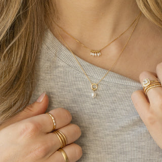 Stacked Trinity Flow Band - Anne Sportun Fine Jewellery