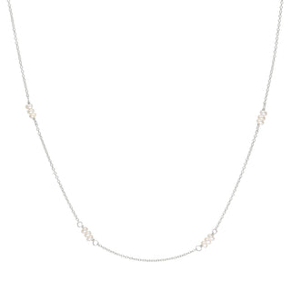 Luna' Freshwater Pearl Station Necklace - Anne Sportun Fine Jewellery