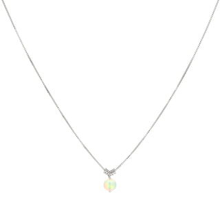 Luna' Delicate Opal Necklace - Anne Sportun Fine Jewellery