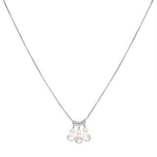 Luna' Moonstone Cluster Necklace - Anne Sportun Fine Jewellery