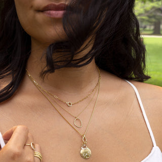 Open 'Lilydust' Necklace - Anne Sportun Fine Jewellery