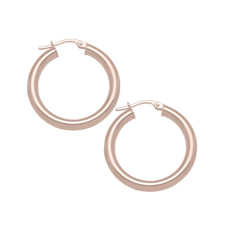 3MM Tube Hoops | 25.3MM | 10k - Anne Sportun Fine Jewellery