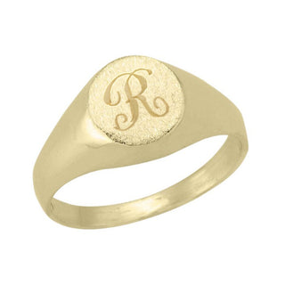 8mm Signet Pinky Ring | 10k - Anne Sportun Fine Jewellery