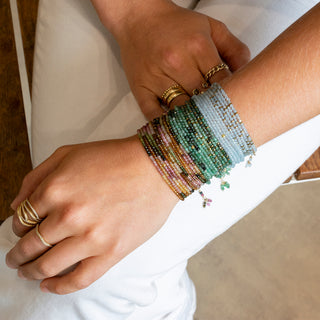Sakota Emerald Wrap Bracelet - Necklace - Anne Sportun Fine Jewellery