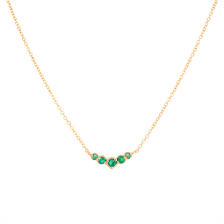 Emerald Arc Necklace - Anne Sportun Fine Jewellery