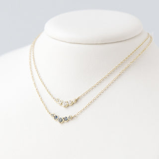 Small Graduated Blue Sapphire Necklace - Anne Sportun Fine Jewellery