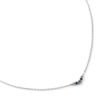 Small Graduated Blue Sapphire Necklace - Anne Sportun Fine Jewellery