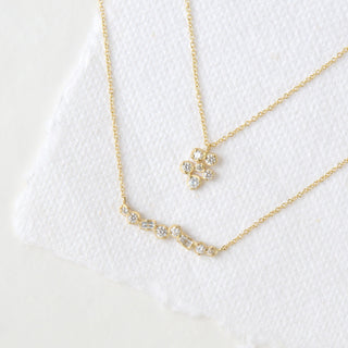 Small Flower Cluster Festival Necklace - Anne Sportun Fine Jewellery
