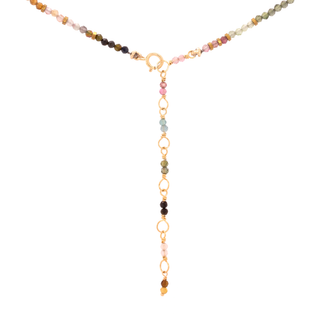'Wrap' Gemstone Large Hammered Disc Necklace - Anne Sportun Fine Jewellery