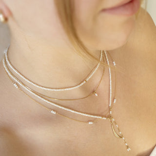 Crescent Diamond Flow Charm - Anne Sportun Fine Jewellery