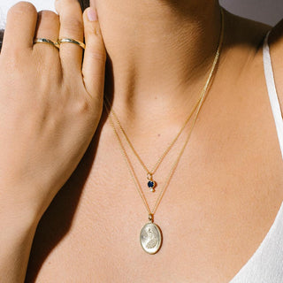 Peacock | Traveler's Token Necklace | 10k - Final Sale - Anne Sportun Fine Jewellery