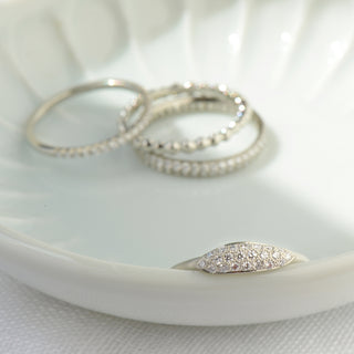 Elongated Rain Drop Ring - Anne Sportun Fine Jewellery