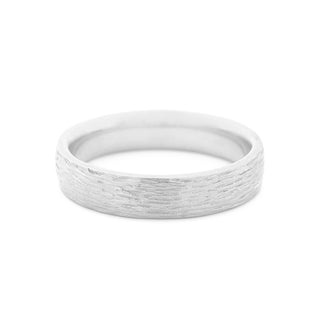Bark Finish 5mm Band - Anne Sportun Fine Jewellery