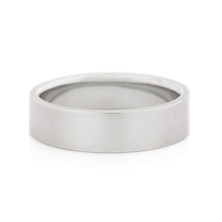 Pipe Cut 6mm Wide Band - Anne Sportun Fine Jewellery