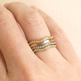 Diamond Wave Band - Anne Sportun Fine Jewellery