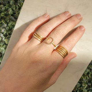 Stacked Five Flow Band - Anne Sportun Fine Jewellery