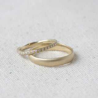 Single Row Diamond Wonky Band - Anne Sportun Fine Jewellery