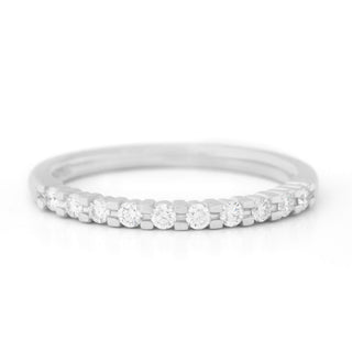 Gold Claw Set Diamond Band - Anne Sportun Fine Jewellery