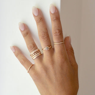 Scattered Diamond Seed Band - Anne Sportun Fine Jewellery