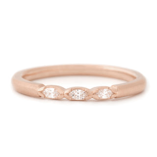 Three Marquise Diamond Band - Anne Sportun Fine Jewellery