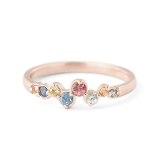 Multi-Coloured Sapphire Festival Ring - Anne Sportun Fine Jewellery