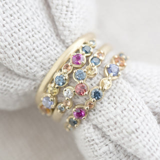 Multi-Coloured Sapphire Festival Cap Ring - Anne Sportun Fine Jewellery
