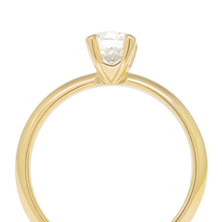 Solitaire Bridal Mount with Knife Edge Band - Anne Sportun Fine Jewellery