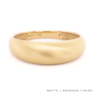 Luna Bombe Ring | 6mm - Anne Sportun Fine Jewellery