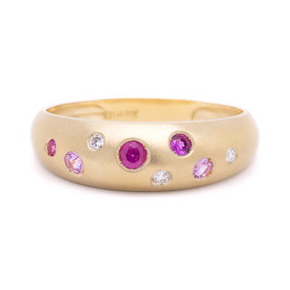 Sunburst Bombe Ring | 6mm - Anne Sportun Fine Jewellery