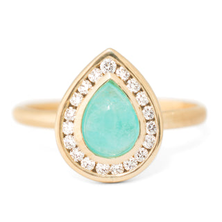 One of a Kind Blue Paraiba Tourmaline Ring