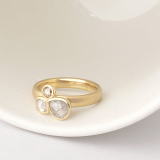 One of a Kind Triple Diamond Cluster Ring - Anne Sportun Fine Jewellery