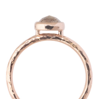 One of a Kind Bezel Set Grey Diamond Ring - Anne Sportun Fine Jewellery