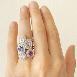 0.73ct Diamond 'Original Halo' Ring - Anne Sportun Fine Jewellery