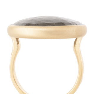 One of a Kind Bezel Grey Sapphire Ring - Anne Sportun Fine Jewellery