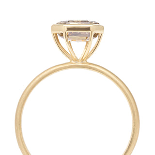 Champagne Rosecut Polygon Diamond Ring - Anne Sportun Fine Jewellery