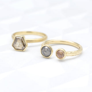 One of a Kind Open Double Diamond Ring - Anne Sportun Fine Jewellery